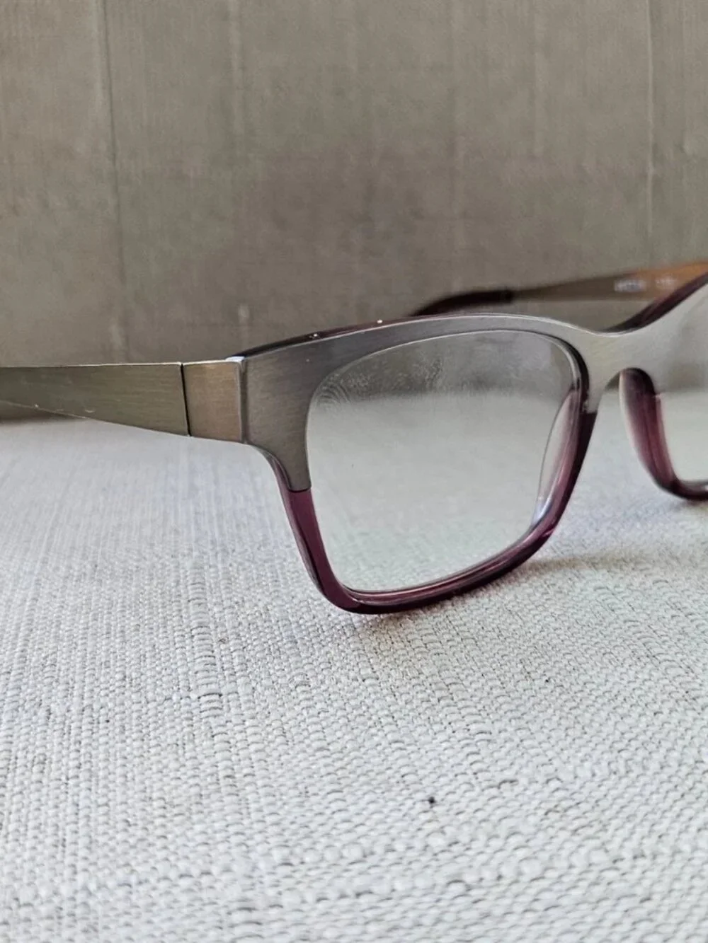 Vintage See Women Eyeglasses Frame Red/Gunmetal Tone Eyewear SEE5364 Glasses